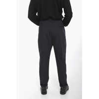 Pantaloni DSQUARED2 pentru Barbati - Pantaloni casual DSQUARED2 Single-Pleated Wool Blend Roll Up Cuffed Pants Gray Barbati (BM 10090094) - B-mall.ro
