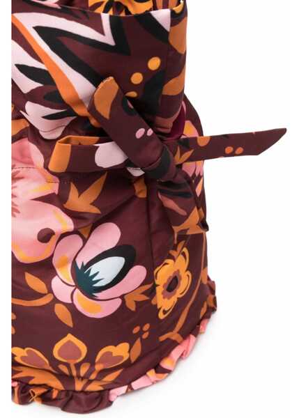 Genti tip postas La DoubleJ Patterned Bucket Bag With Ruffle Details Multicolor Femei (BM 10092299) 4