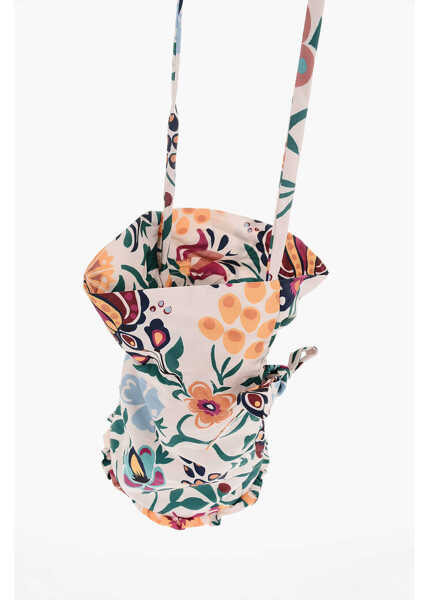 Genti tip postas La DoubleJ Patterned Bucket Bag With Ruffle Details Multicolor Femei (BM 10092506) 3