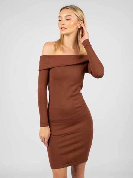 Rochii casual GUESS W1YK0HZ2V40 Brzowy Femei (BM 10092683) 3