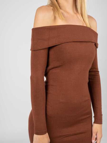 Rochii casual GUESS W1YK0HZ2V40 Brzowy Femei (BM 10092683) 6