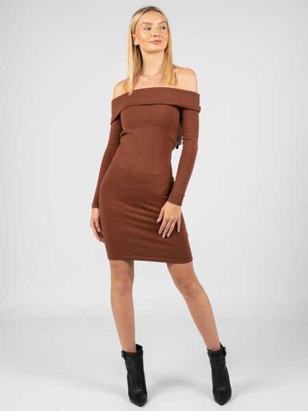 Rochii casual GUESS W1YK0HZ2V40 Brzowy Femei (BM 10092683) 1