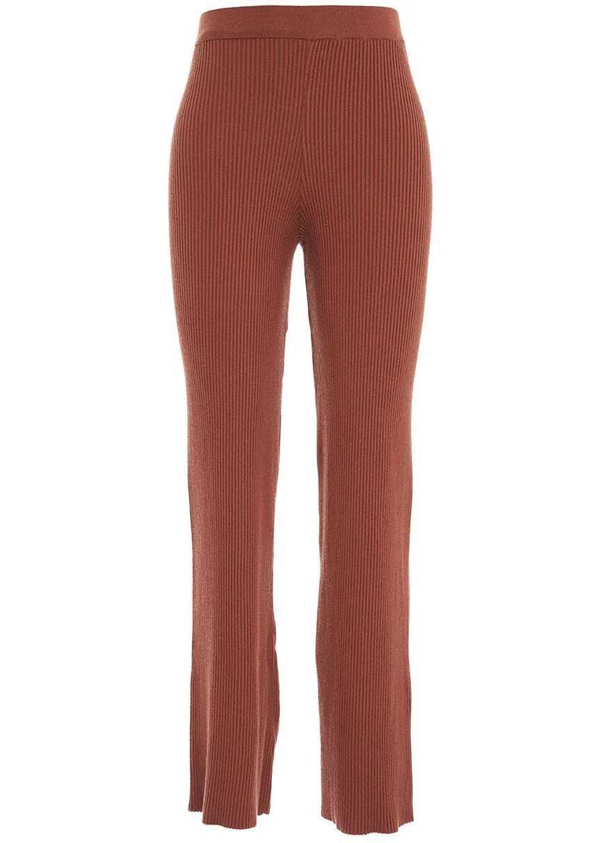 AKEP Knitted pants Brown