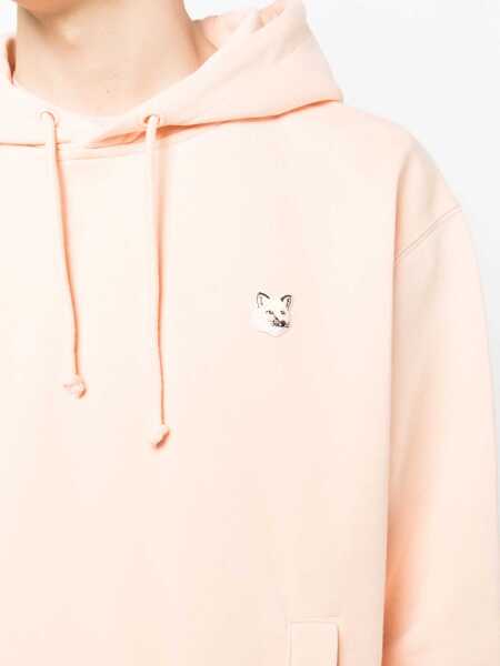 Bluze de trening MAISON KITSUN Sweatshirt With Fox Patch PINK Barbati (BM 10097654) 5