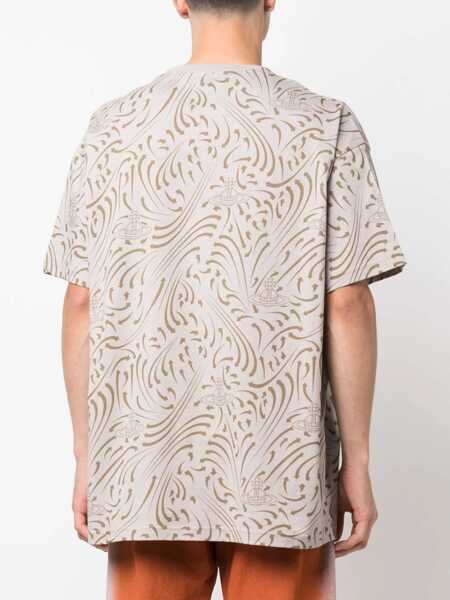 Tricouri Vivienne Westwood Born To Rewild T-Shirt GREY Barbati (BM 10097669) 4