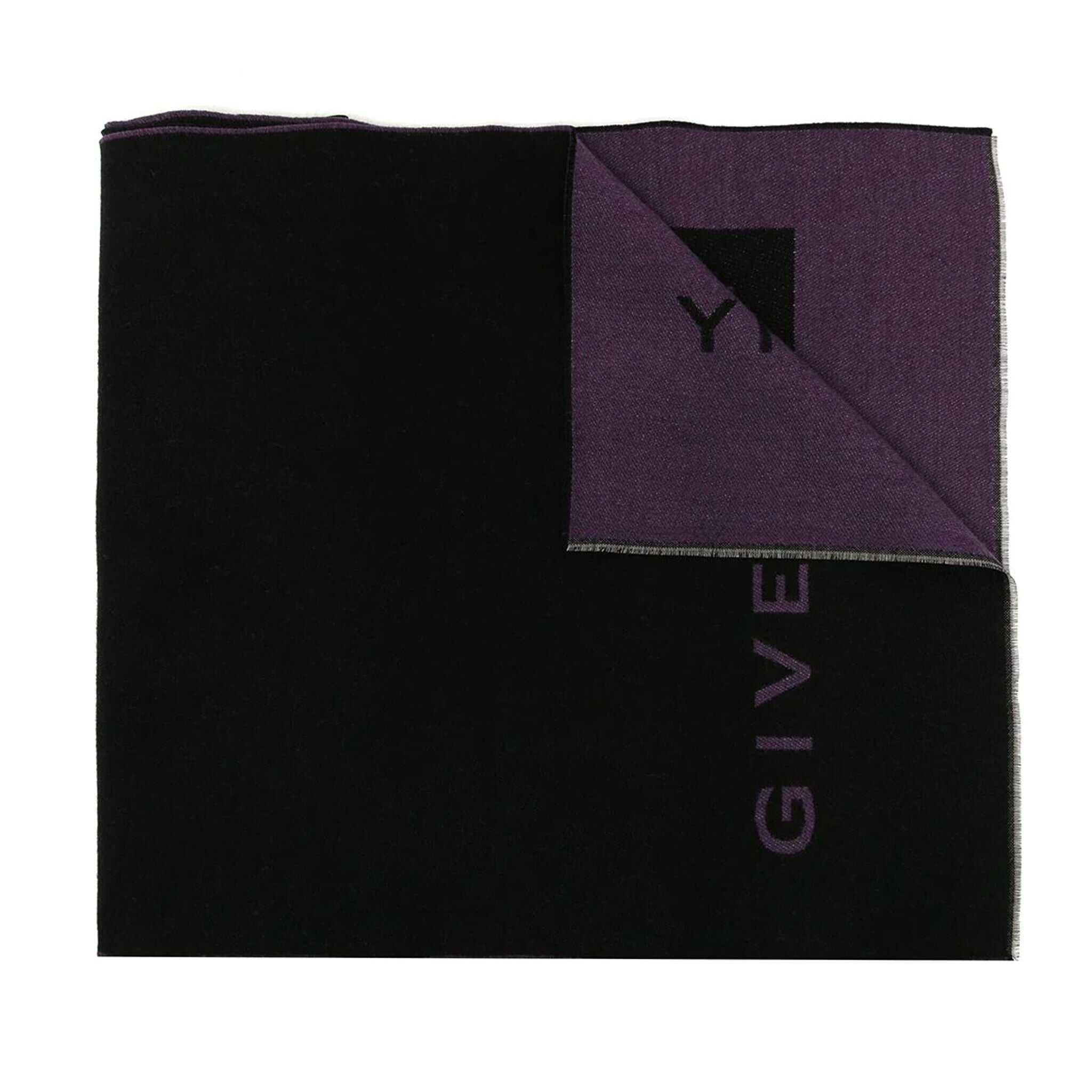 Givenchy Givenchy 4G Logo Knitted Scarf Black