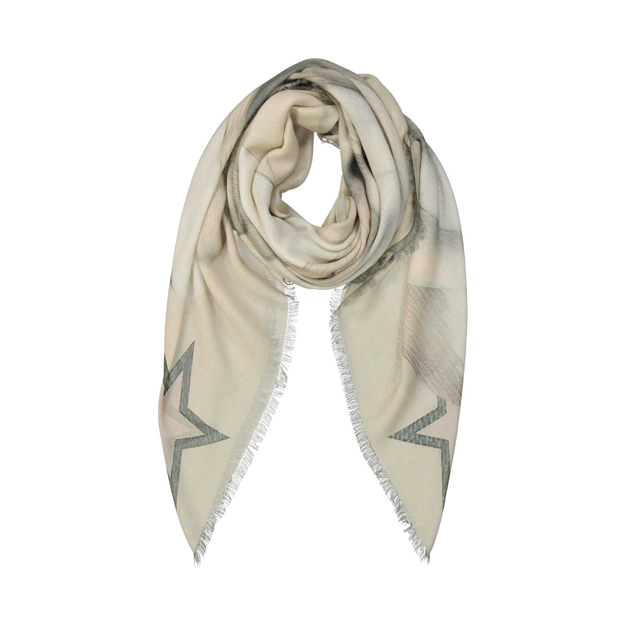 Givenchy Givenchy Square Cashmere Foulard Beige