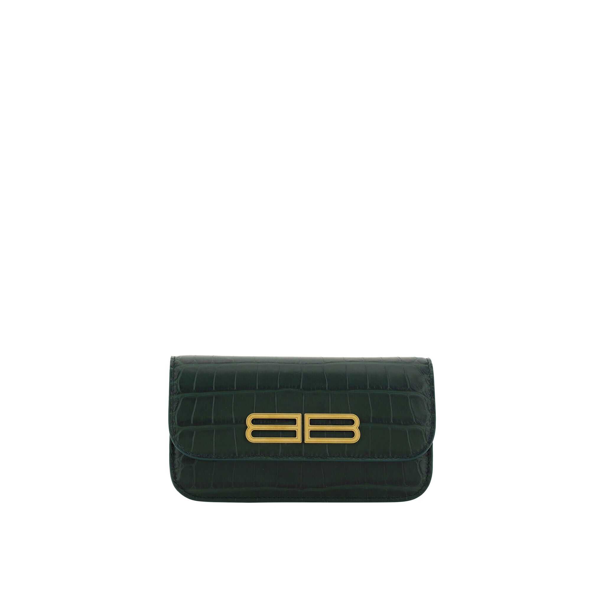 Balenciaga Balenciaga Gossip Chain Clutch Bag Green