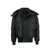 Alexander McQueen Alexander Mcqueen Wool Blend Padded Bomber Black