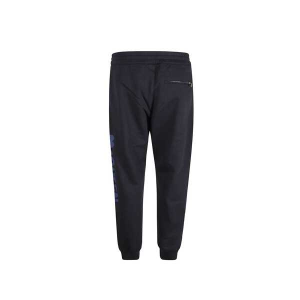 Pantaloni de trening Alexander McQueen Alexander Mcqueen Cotton Logo Sweatpants Blue Barbati (BM 10100630) 2