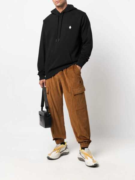 Pantaloni Marcelo Burlon Marcelo Burlon County Of Milan Velvet Pants Brown Barbati (BM 10100678) 2