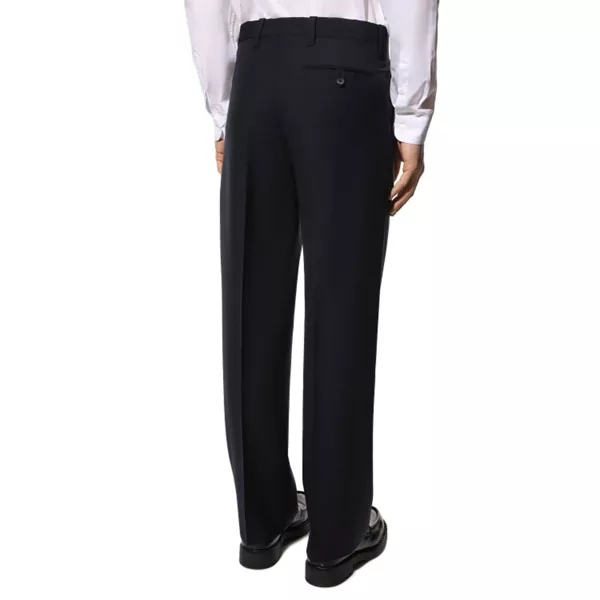 Pantaloni Prada Prada Wool Classic Pants Blue Barbati (BM 10100759) 3