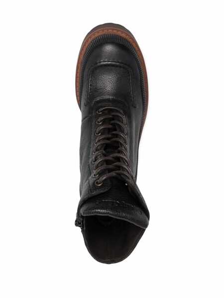 Bocanci Chloe See By Chloe Mahalia Leather Lace-Up Boots Black Femei (BM 10101239) 4