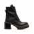 Chloe See By Chloe Mahalia Leather Lace-Up Boots Black