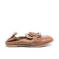 Pantofi fara toc See By Chloe Hana Leather Loafers Femei