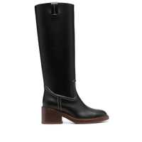 Bocanci Chloe' Evening Leather Boots Femei