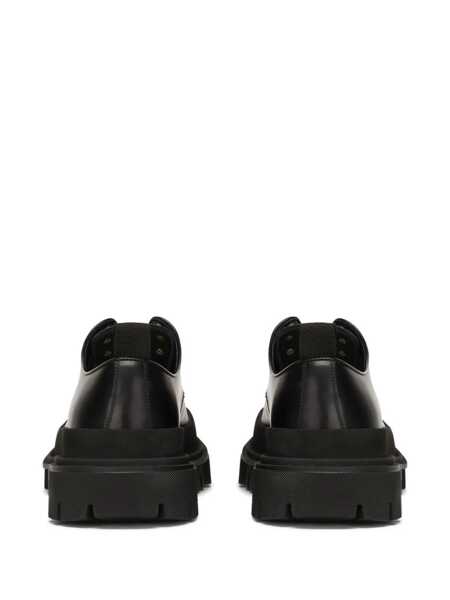 Pantofi eleganti Dolce & Gabbana Dolce & Gabbana Leather Derbies Black Barbati (BM 10101365) 3