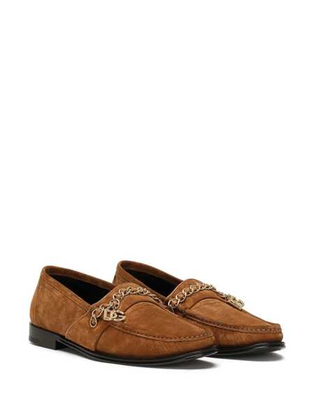 Mocasini Dolce & Gabbana Dolce & Gabbana Suede Loafers Brown Barbati (BM 10101419) 2