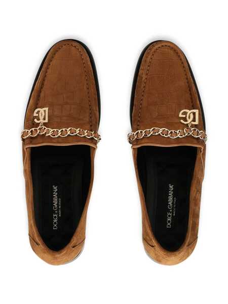 Mocasini Dolce & Gabbana Dolce & Gabbana Suede Loafers Brown Barbati (BM 10101419) 4