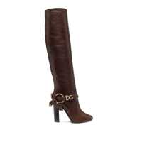 Bocanci Dolce & Gabbana Leather Knee Boots Femei