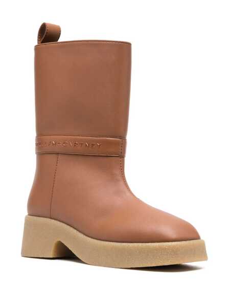 Bocanci Stella McCartney Stella Mccartney Skyla Rain Boots Brown Femei (BM 10101557) 2