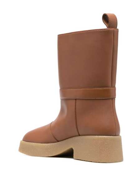 Bocanci Stella McCartney Stella Mccartney Skyla Rain Boots Brown Femei (BM 10101557) 3