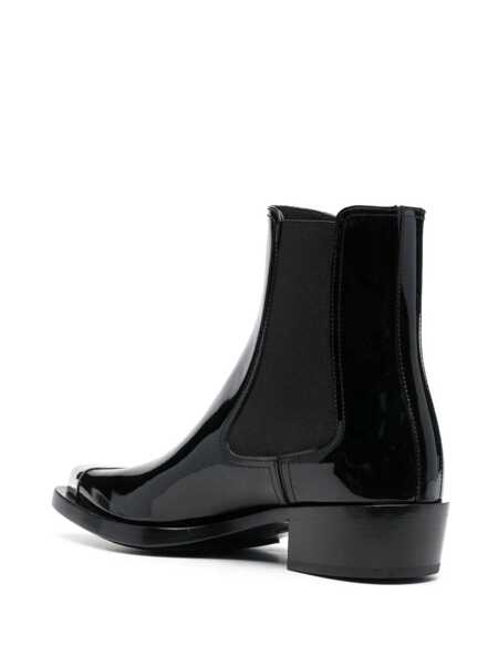 Bocanci Alexander McQueen Alexander Mcqueen Chelsea Boots Black Femei (BM 10101878) 3
