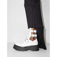 Bocanci Alexander McQueen Dama - Bocanci Alexander McQueen Alexander Mcqueen Leather Ankle Boots White Femei (BM 10101899) - B-mall.ro