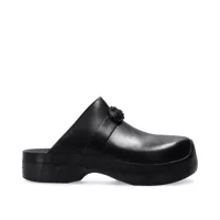 Papuci Salvatore Ferragamo Nope Leather Slides Femei