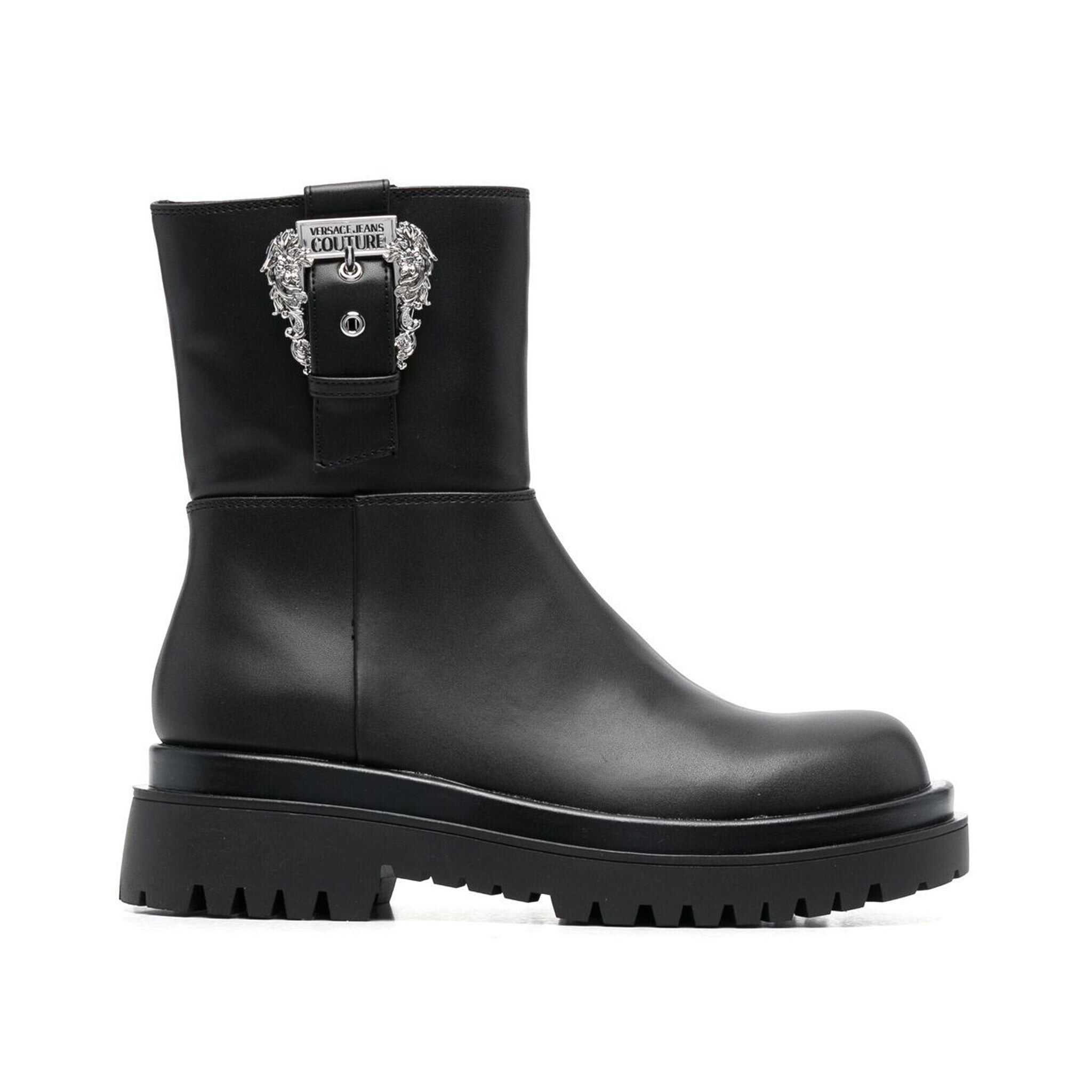 Versace Jeans Couture Versace Jeans Couture Eco Leather Boots Black