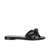 Saint Laurent Saint Laurent Leather Slides Black