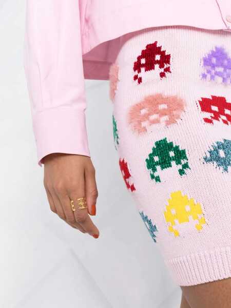 Fuste casual Stella McCartney Stella Mccartney Gamer Knit Skirt Pink Femei (BM 10103249) 5