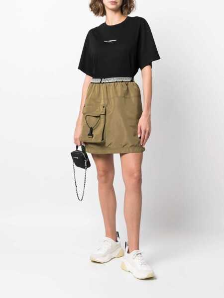 Fuste casual Stella McCartney Stella Mccartney Logo Skirt Khaki Femei (BM 10103252) 2