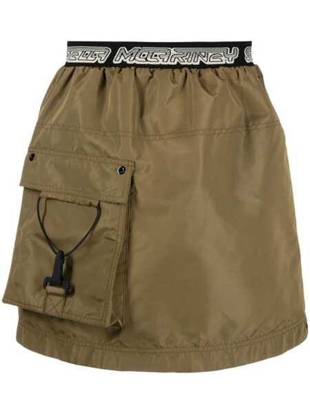 Fuste casual Stella McCartney Stella Mccartney Logo Skirt Khaki Femei (BM 10103252) 1