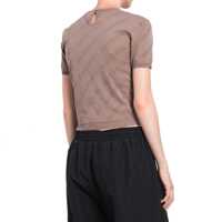Topuri Balenciaga Dama - Topuri Balenciaga Balenciaga Knitted Top Brown Femei (BM 10104671) - B-mall.ro