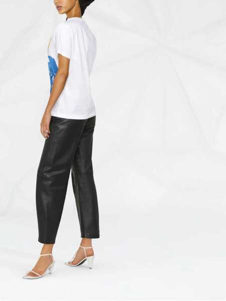 Tricouri Salvatore Ferragamo Salvatore Ferragamo Cotton T-Shirt White Femei (BM 10104998) 4