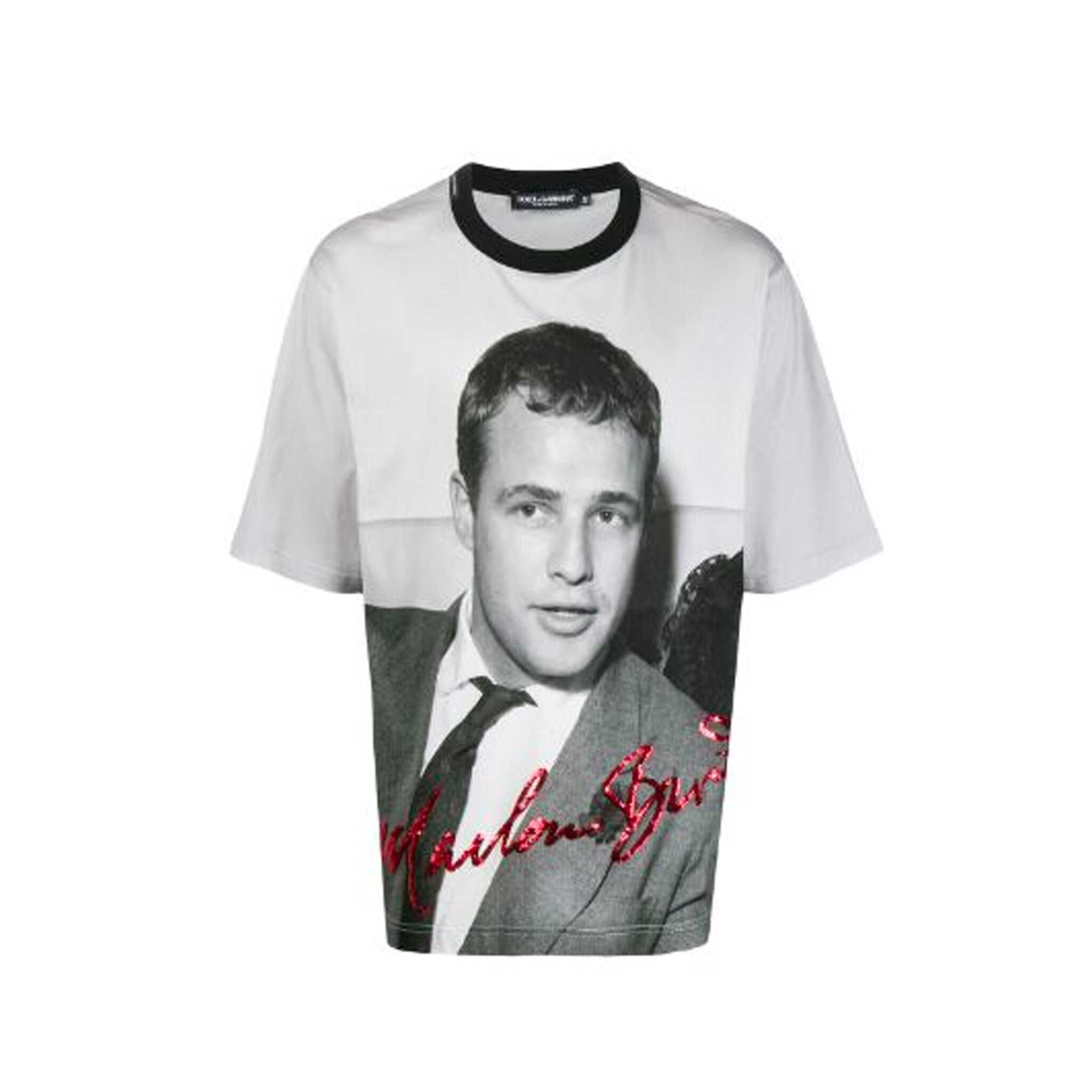 Dolce & Gabbana Dolce & Gabbana Marlon Brando T-Shirt Black