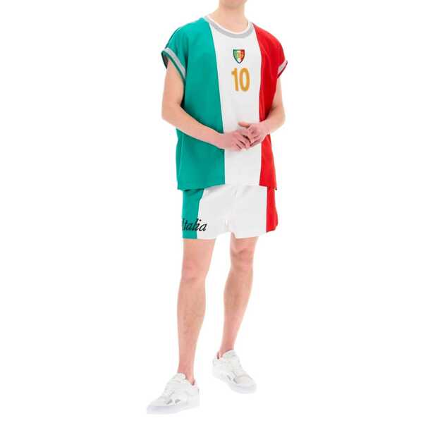 Tricouri Dolce & Gabbana Dolce & Gabbana Satin T-shirt White Barbati (BM 10105322) 2