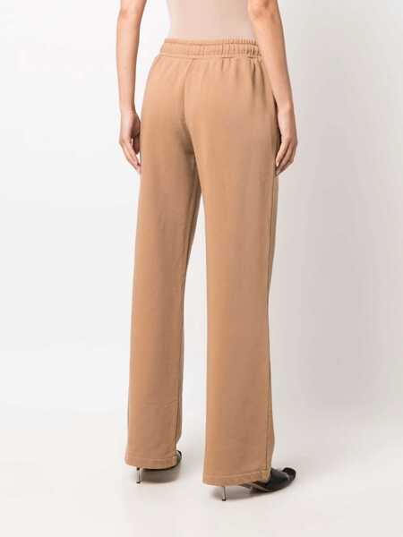 Pantaloni de trening AMBUSH Wide-Leg Workshop Joggers With Logo Print Beige Femei (BM 10112981) 4