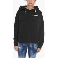 Bluze de trening Hoodie Sweatshirt With Flap Pockets Femei