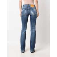 Blugi drepti DSQUARED2 Dama - Blugi drepti DSQUARED2 Mid-Waisted Flare Fit Denims 25Cm Blue Femei (BM 10113608) - B-mall.ro