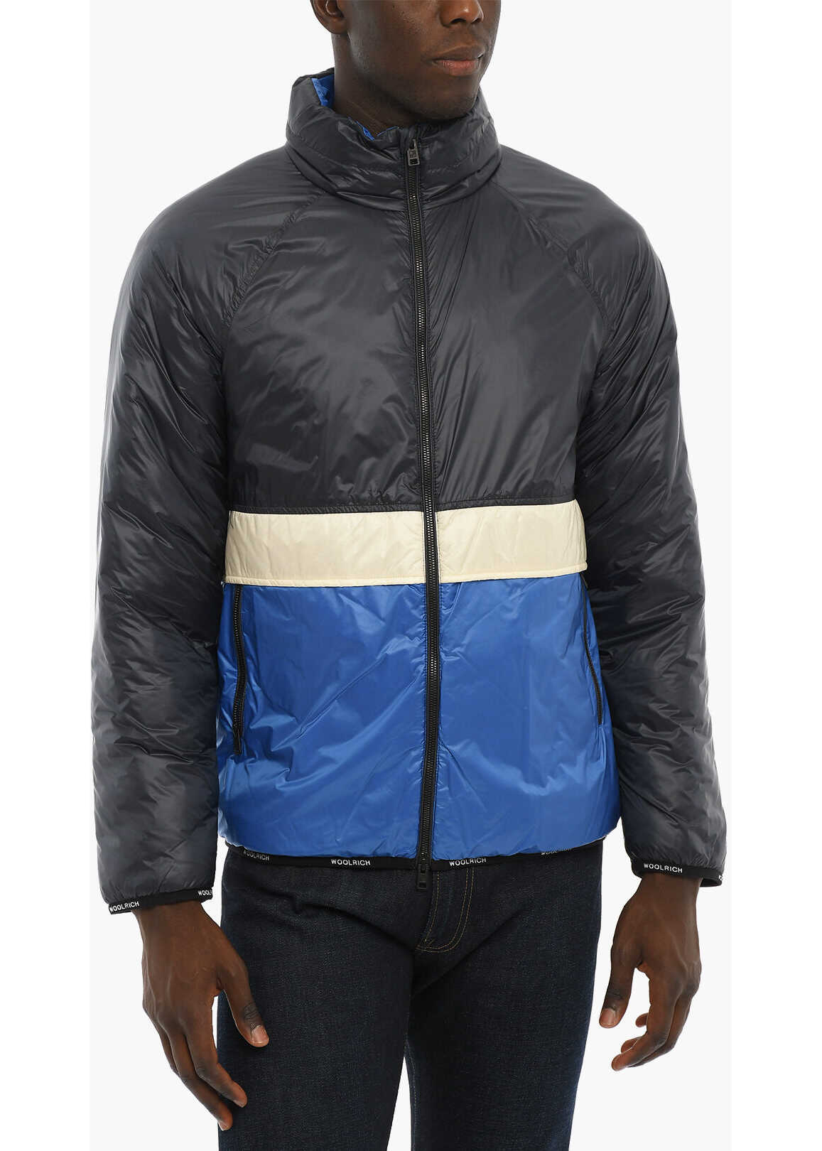 Woolrich Padded Waterproof Jacket Blue