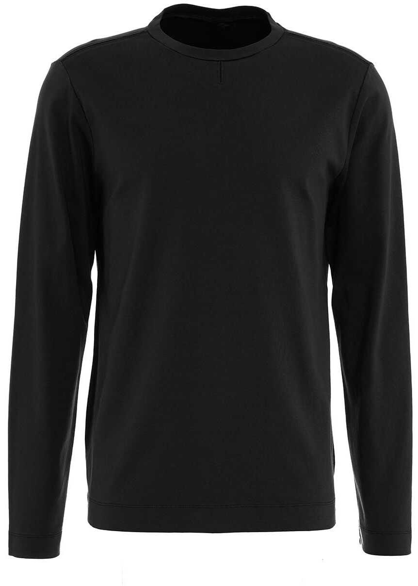 Transit Long sleeve shirt with seam details Black