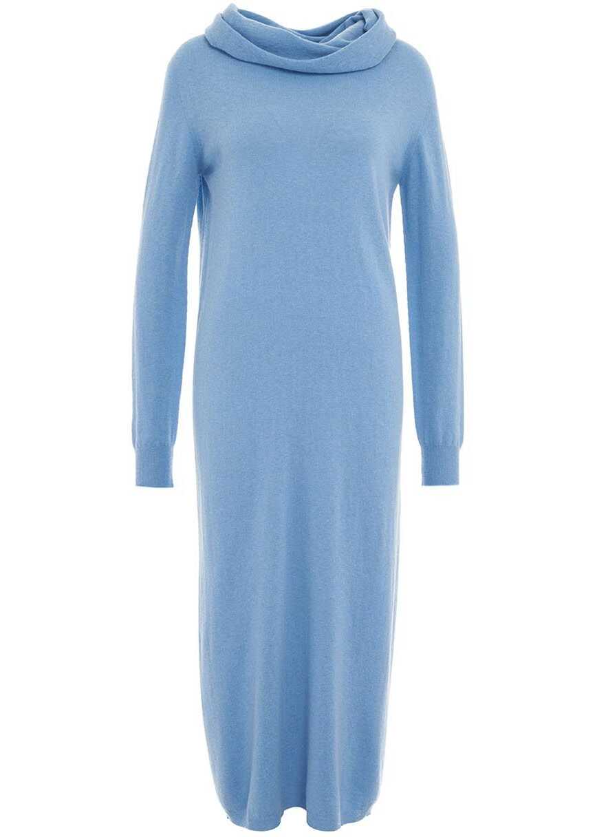 Kaos Maxi dress in knit Blue