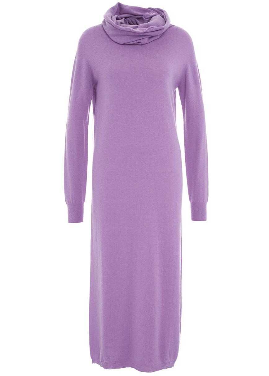 Kaos Maxi dress in knit Violet