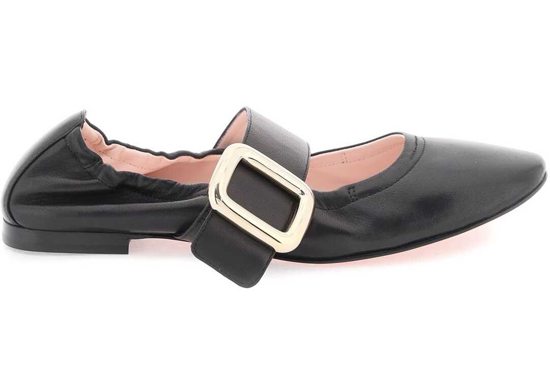 Roger Vivier \'Soft Choc Babies\' Ballerina Flats NERO