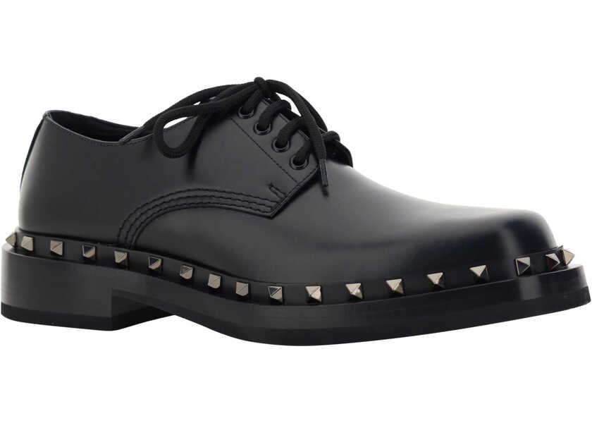 Pantofi eleganti Valentino Garavani Valentino Garavani Lace-Up Shoes NERO Barbati (BM 10124714) 3