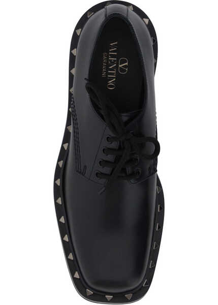 Pantofi eleganti Valentino Garavani Valentino Garavani Lace-Up Shoes NERO Barbati (BM 10124714) 5