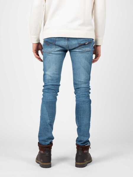 Pantaloni casual GUESS Super Skinny Chris M2RA27D46AE Niebieski Barbati (BM 10124936) 4