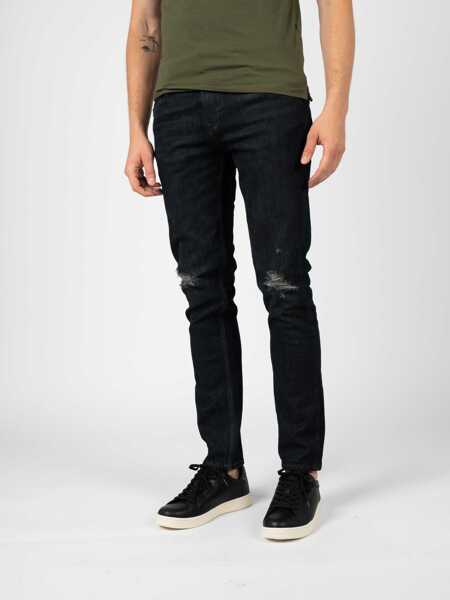 Pantaloni casual GUESS Slim Tapered M2RAS2D47I6 Granatowy Barbati (BM 10124939) 3